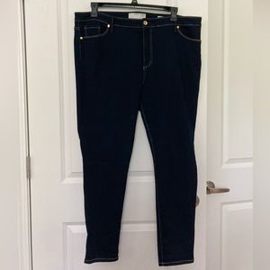20W Womens Anne Klein Mid Rise Skinny Jeans